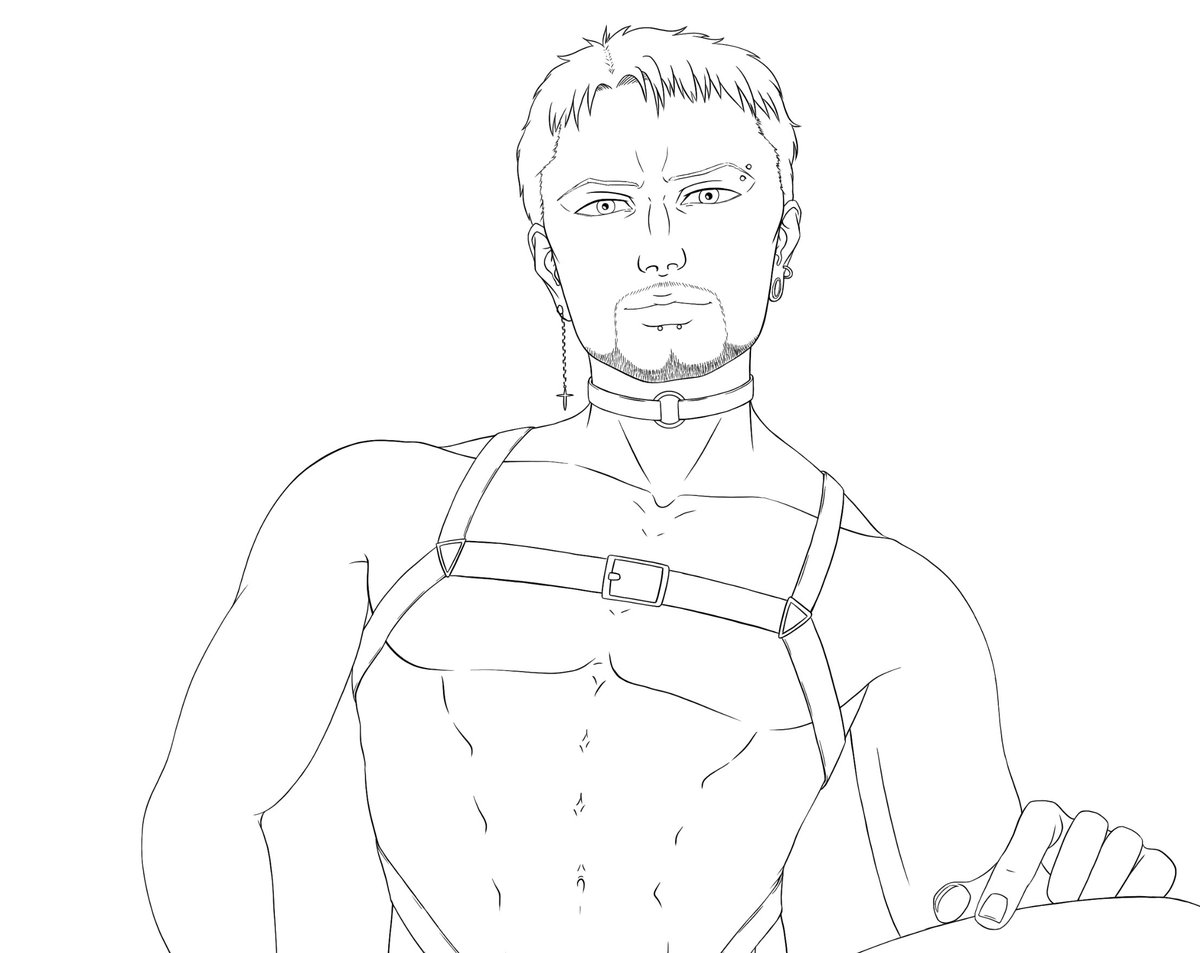 New goth Reiner WIP on my Patreon to tease for the final post in a few weeks. 
There is an NSFW Eren x Mikasa post dropping this Thursday for all members of the Supporter tier.
patreon.com/posts/goth-rei…