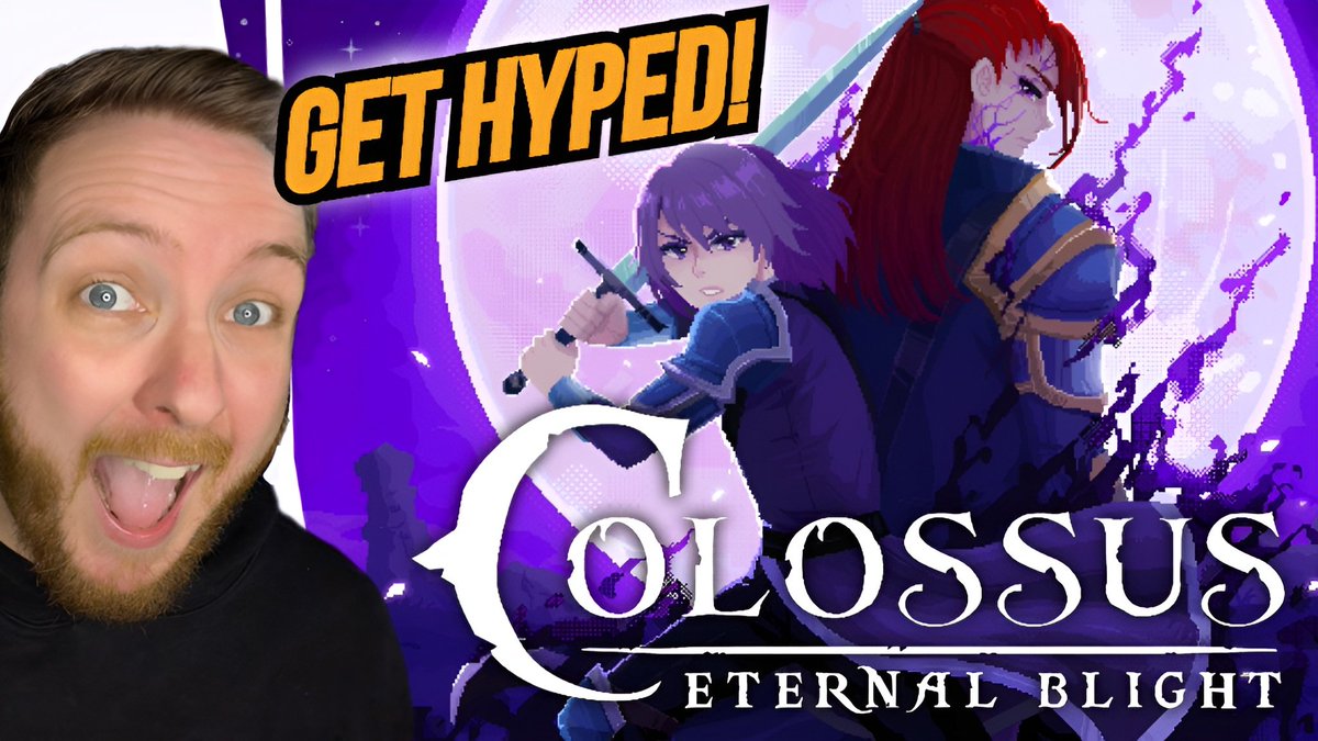 I was given EXCLUSIVE access to play the upcoming indie JRPG "Colossus Eternal Blight" EARLY! GET HYPED! Thank you to Rustic Panda Games for the opportunity! 

Link in Comments 🔗 Please share! 😁