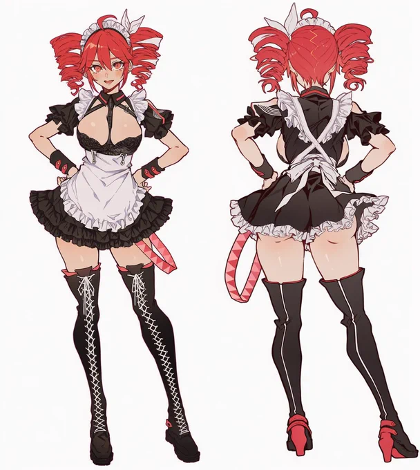 Maid style costume 重音テト / Kasane Teto