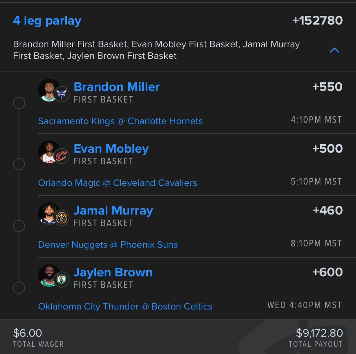 AnthoApes's tweet photo. First baskets / Goals π«‘
#NHL #Goals #FB #Firstbaskets #quickhits #lotto #NBA #Bets #Slips #PlayerProps #SameGameParlay #SportsBetting #GamblingTwitter #Fanduel #draftkings https://t.co/GwBtAHZgjk