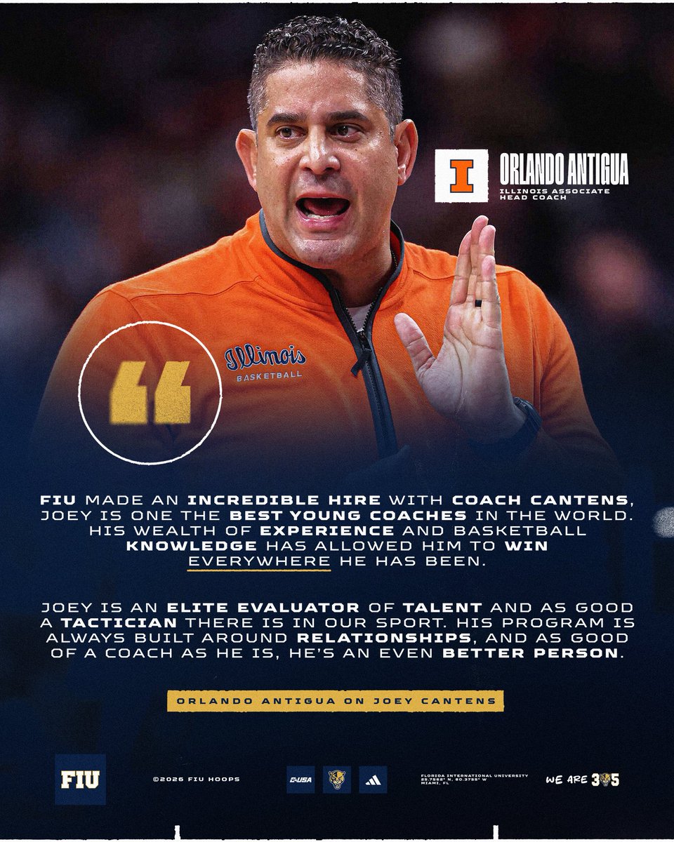 FIUHoops's tweet photo. “One of the best young coaches in the 🌍”

You heard it from @CoachOantigua 🗣️ https://t.co/rNLGHTPumd