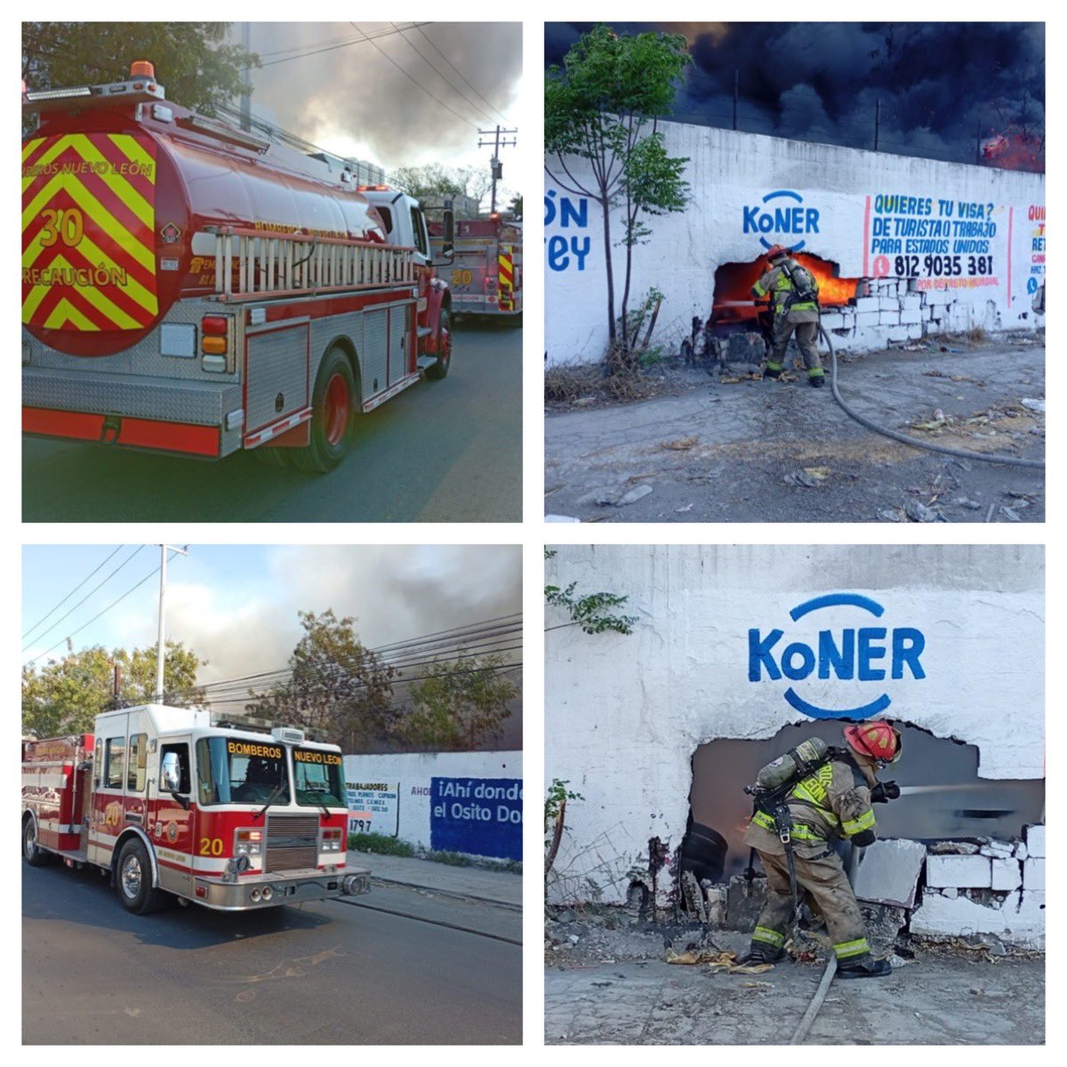 Alejandro Zuñiga/Bomberos NL tweet media