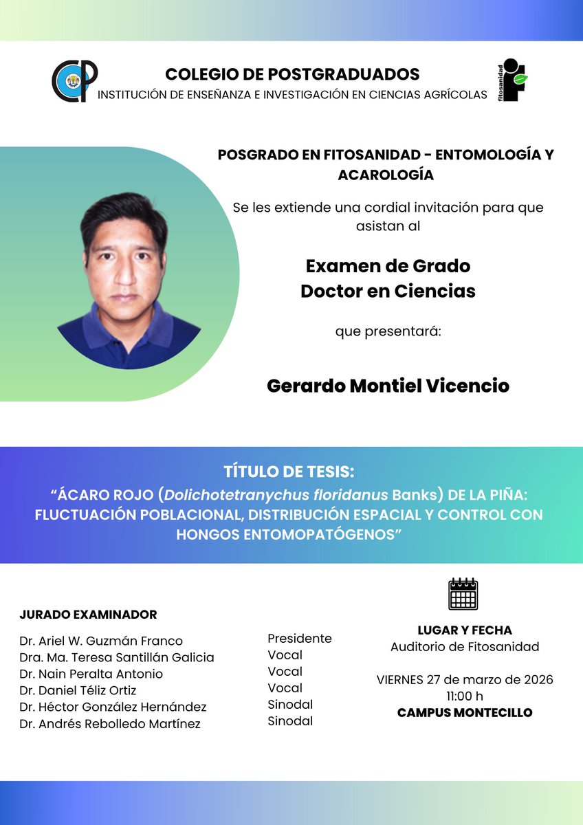 Colegio de Postgraduados tweet media