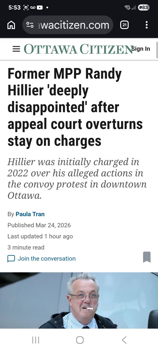 Randy Hillier tweet media