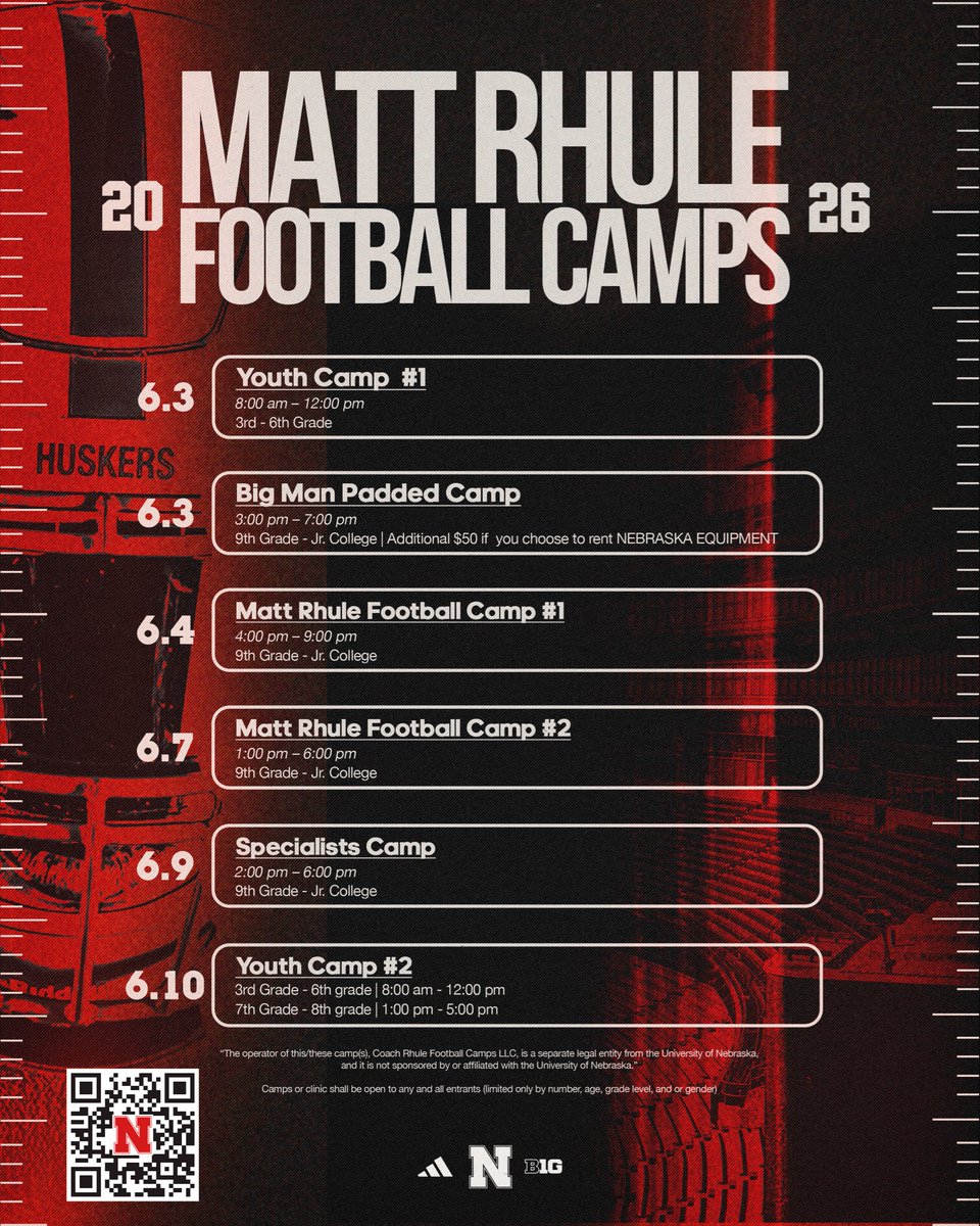 Nebraska Football tweet media