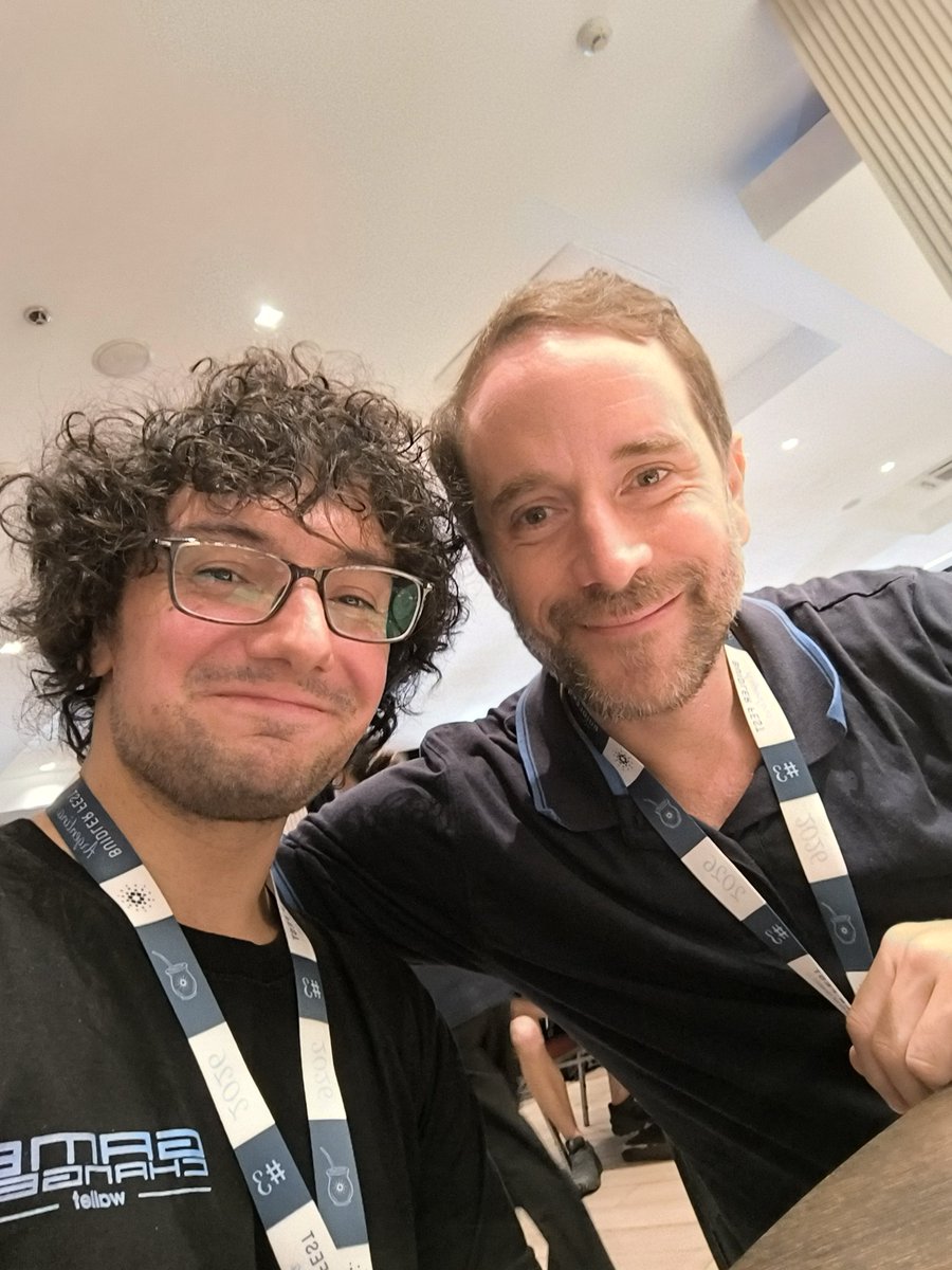 There is no room for sleeping when Cardano gathers to share, build and colaborate. Great to see you again Mr <a href="/CardanoSolar/">ADA Solar</a> !