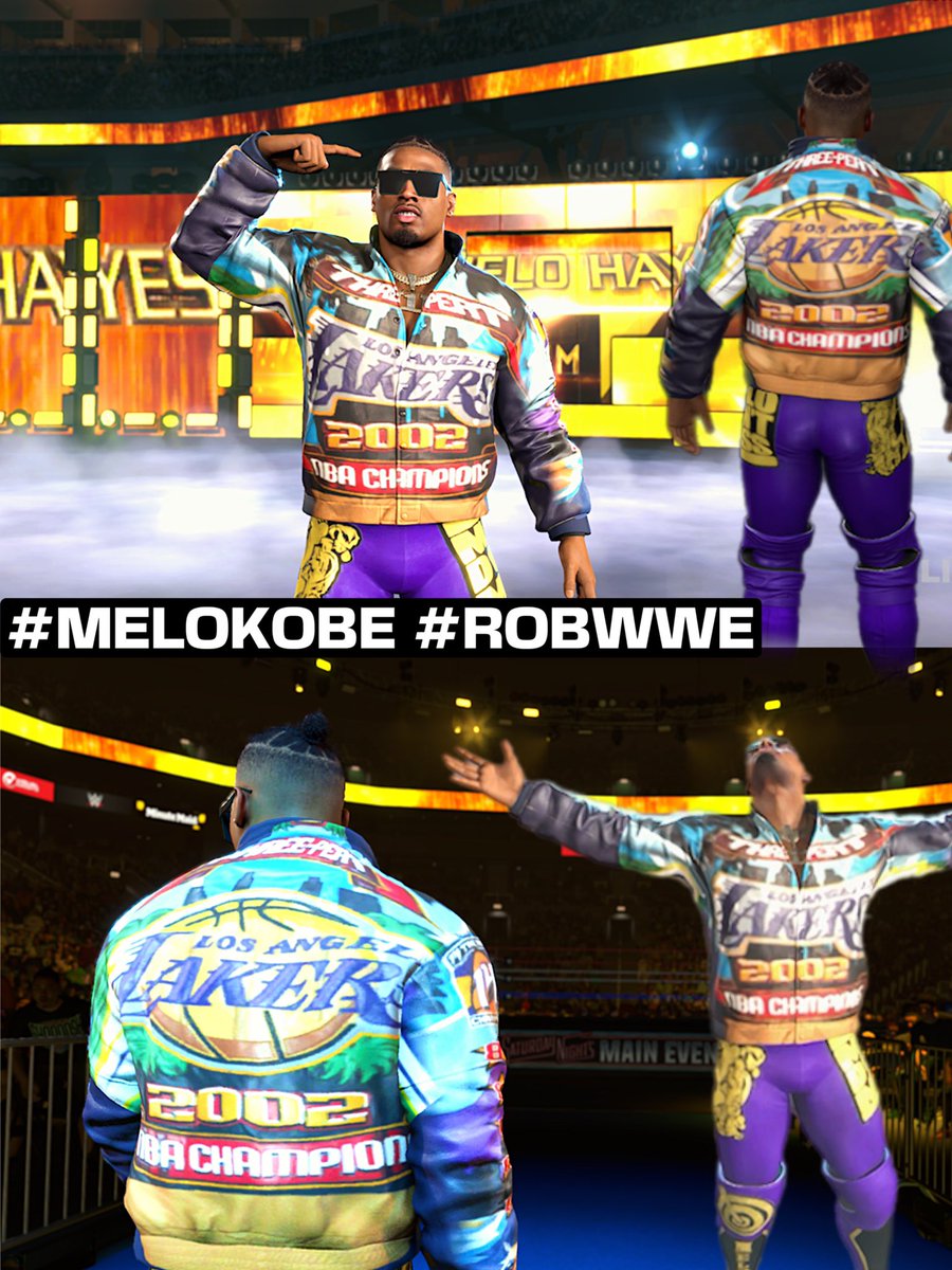 SelfMadeB33ZY's tweet image. Uploaded to creations due to popular demand! #WWE2K26 #CmPunk #CarmeloHayes #Kobe #Mj