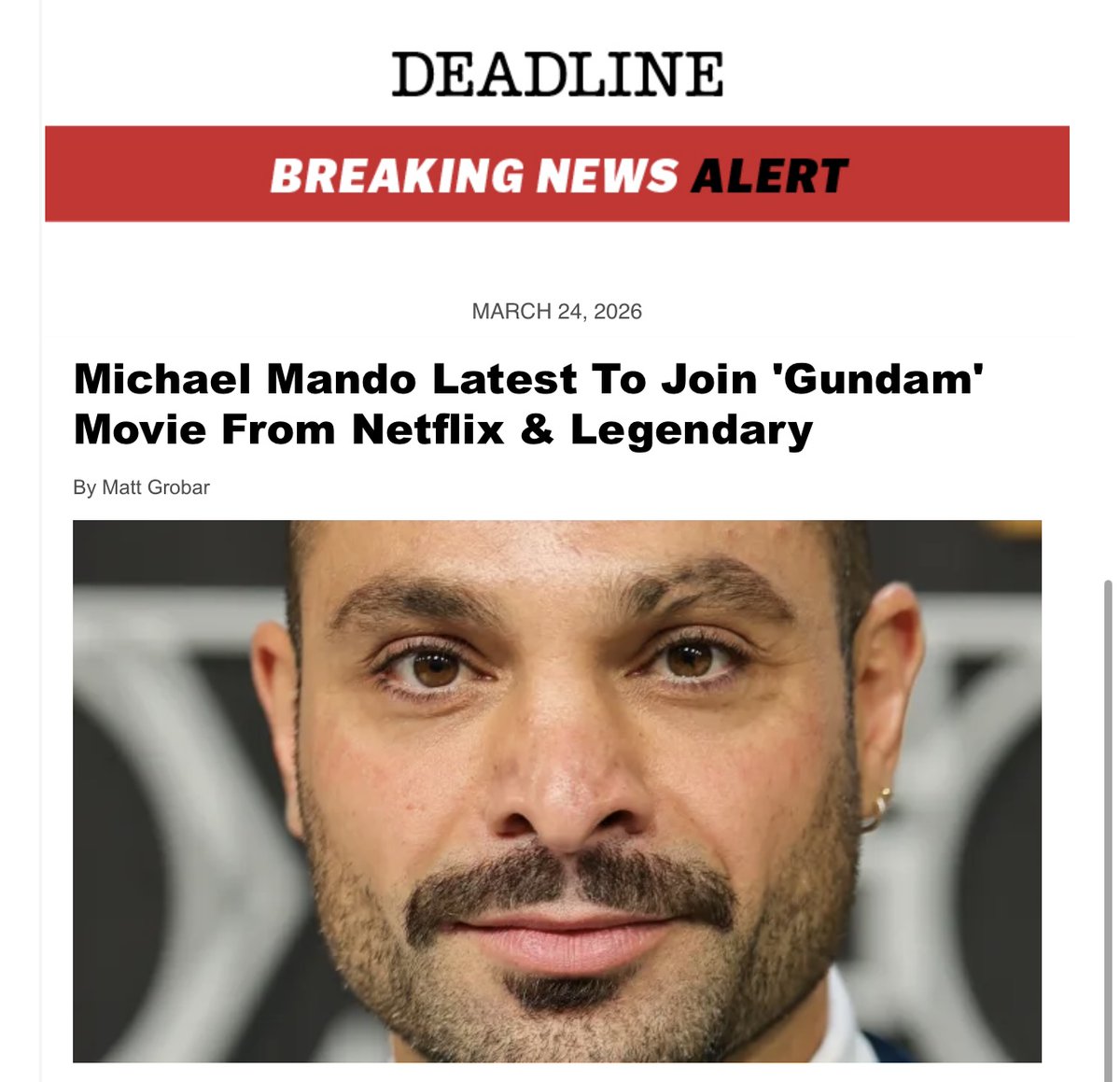 Michael Mando tweet media