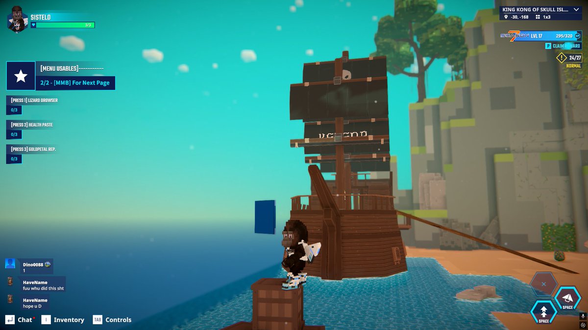 Is that your boat? Pirate ship pic secured in The Sandbox Season 7. <a href="/TheSandboxGame/">The Sandbox</a>  tsbga.me/TheSandbox #Season7