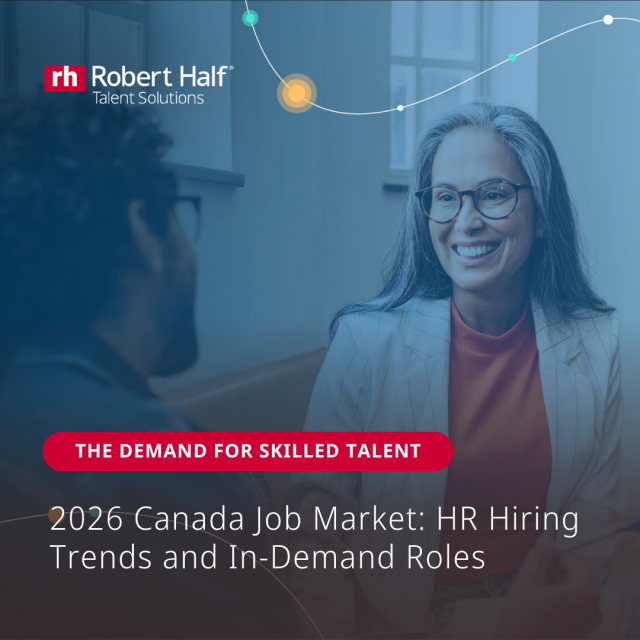 The competition for top talent continues in 2026. Discover most in-demand HR jobs and top hiring trends for both Canadian employers and employees. #HR #RobertHalf #trends bit.ly/4rQH6vu