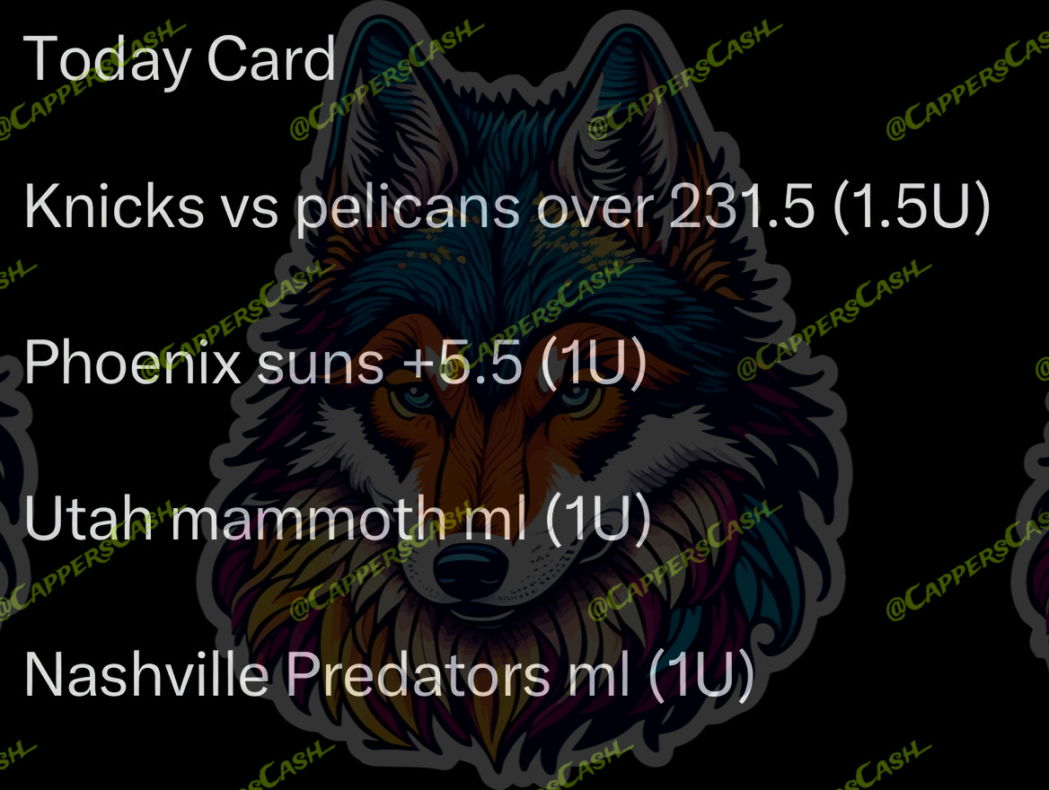 Cappers Cash ☄️ tweet media