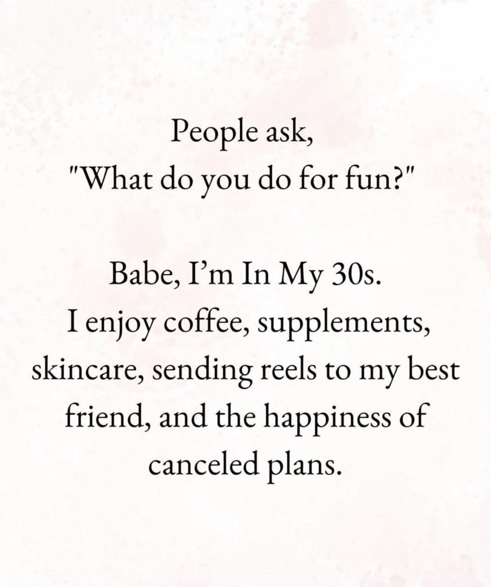 Wedad_99's tweet photo. The best part is the relief you feel when plans get canceled 🤣 https://t.co/yVqJec0Hhc