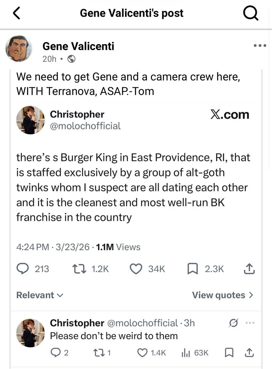 KristySittinger's tweet photo. @molochofficial Man you got Gene Valicenti on this 😭 https://t.co/aDF6dYokL1