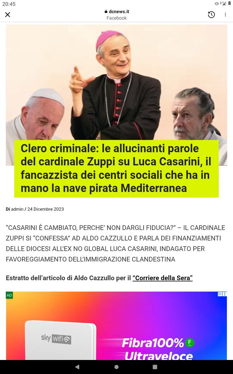SHERONMEGAN12's tweet image. 😭😭😭😭😭😭😡😡😡😡#FERMATE 

#PRETI #E #CARDINALI 

#DEL #VATICANO

#CI #STANNO #FACENDO 

#UCCIDERE #DAI #CLANDESTINI #ISLAMICI

 #E #IMAN #PERICOLOSI 😭😭😭😭

 #SIAMO #PRIGIONIERI 

#IN #CASA #PER  #COLPA 

#DELLA #CHIESA 😭😭😭

#ABBIAMO #PERSO #LA #FEDE 😭😭😡😡

#MASSIMA