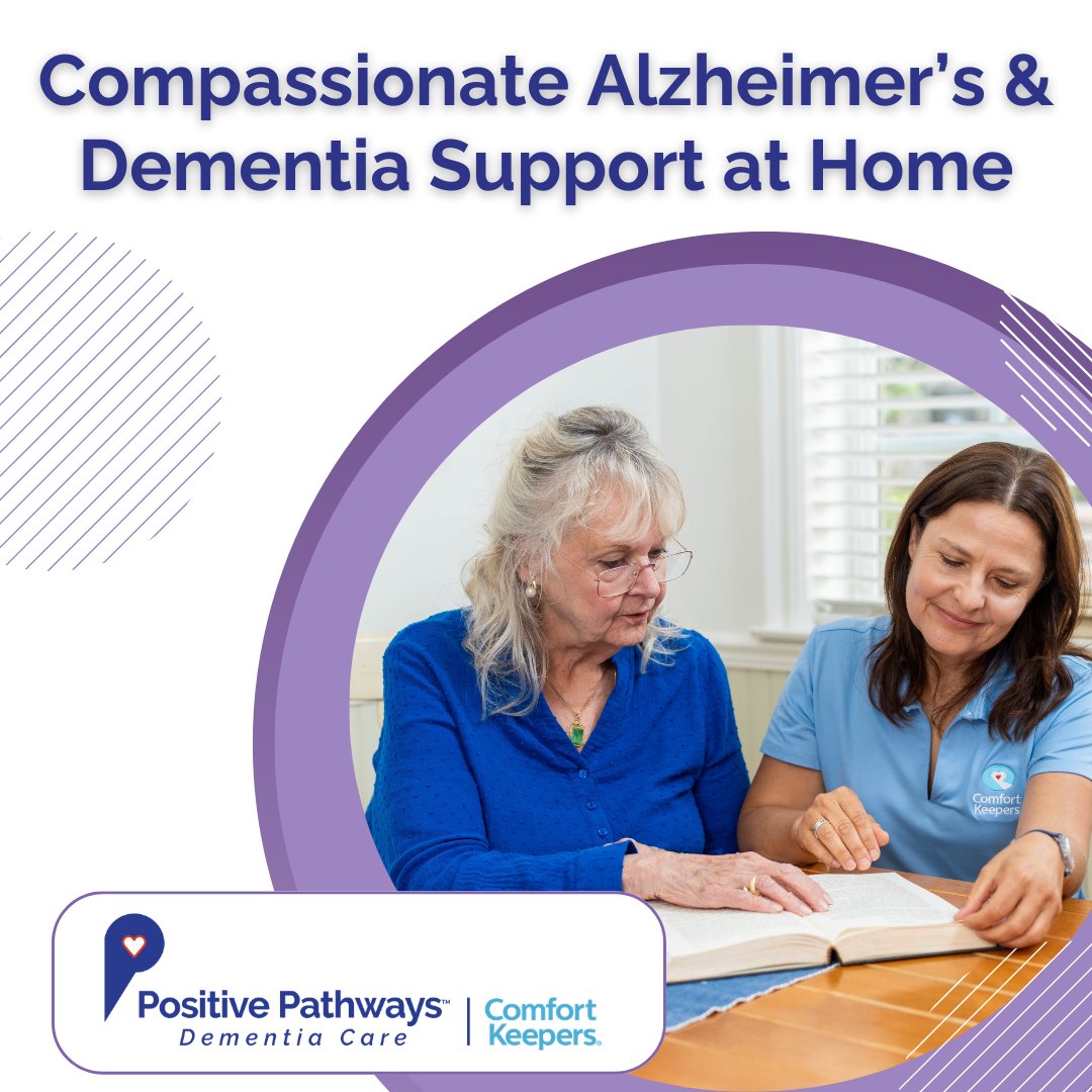 ckmwlakeshore's tweet image. 💛 Brighten every day! 💕

Comfort Keepers Positive Pathways™ offers Alzheimer’s &amp;amp; dementia care with activities, companionship, and support for elderly couples to stay safe, active &amp;amp; happy. 🌼

#ComfortKeepers #AlzheimersCare #PositivePathways