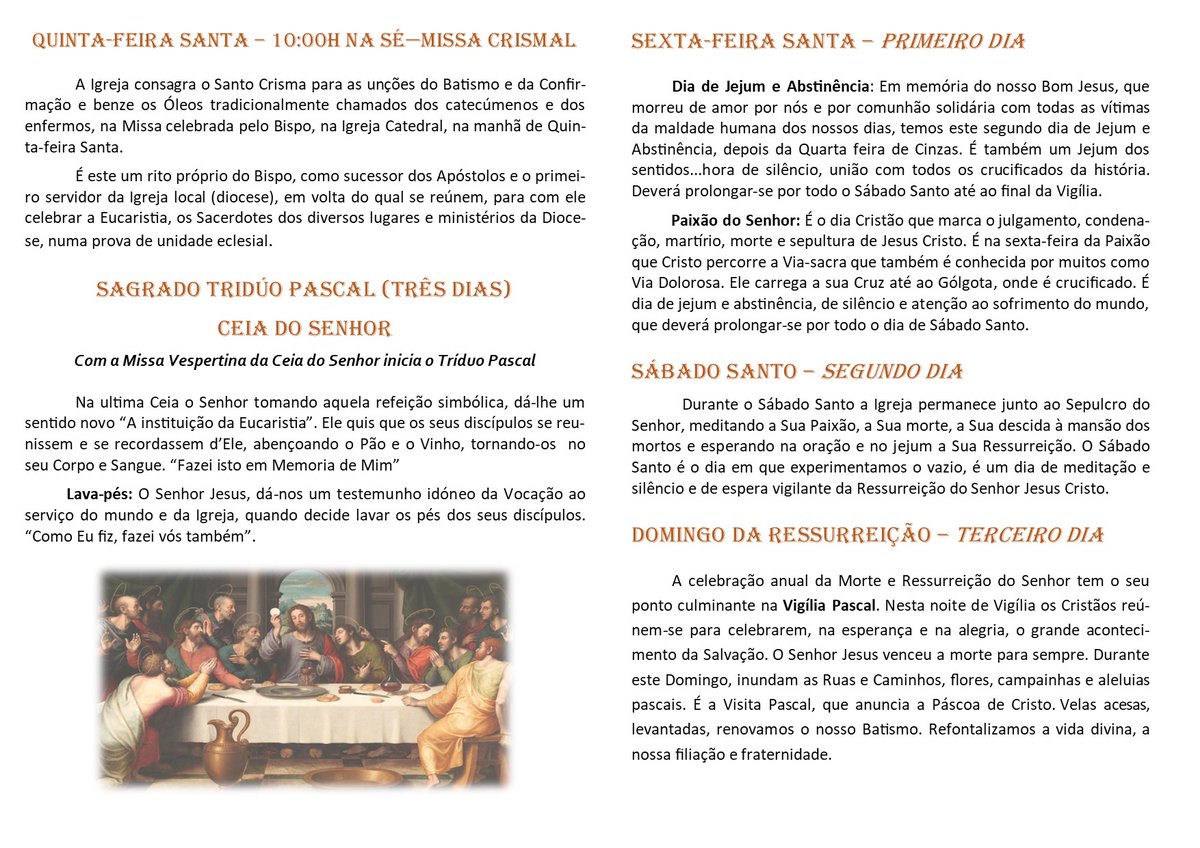 SEMANA MAIOR DO ANO - Semana Santa 2026, na Lixa
