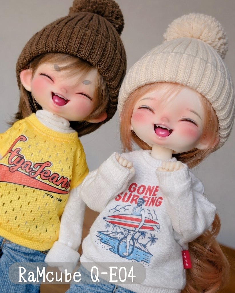 はじめまして♡仲良くしてね(⁠ ⁠ꈍ⁠ᴗ⁠ꈍ⁠)

　#お迎え報告 🎂2025/12/25
　#うちのこかわいい
　#ドールオーナーさんと繋がりたい
※ニット帽は画像加工です…🧶