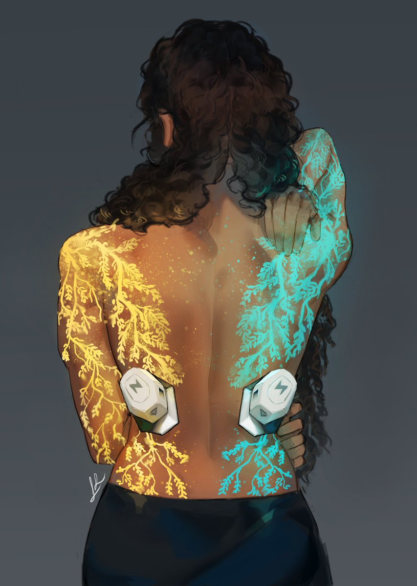 WERE BACK WITH ANOTHER POSTER!!!⚡💙
Thank u so much to <a href="/Franppucino/">Frih 🥀 Commissions OPEN (2/3)</a> for the gorgeous commission! Her scars and cybernetics are beautiful. I can't wait to get this put up on my wall, I'm so excited!!!!!☕🤎

[#owoc #overwatch #overwatchoc #OverwatchFanArt]