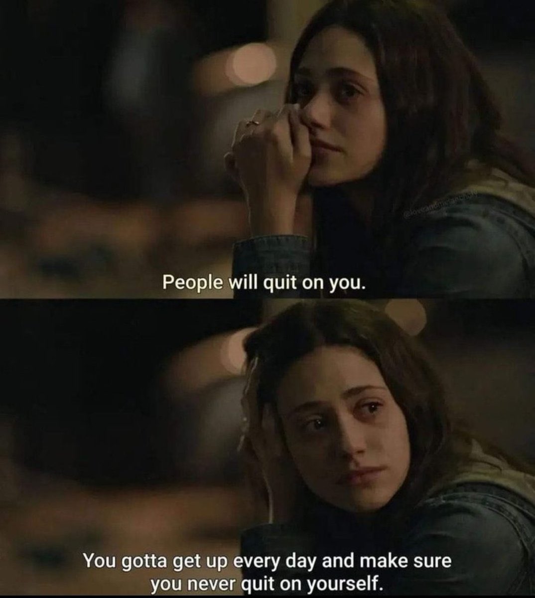 BNeonPunch's tweet image. From the TV show *Shameless* ( US version ). It's Emmy Rossum as Fiona Gallagher. This quote is a popular motivational edit from one of her scenes.

#Shameless #EmmyRossum #PaulAbbott #Channel4