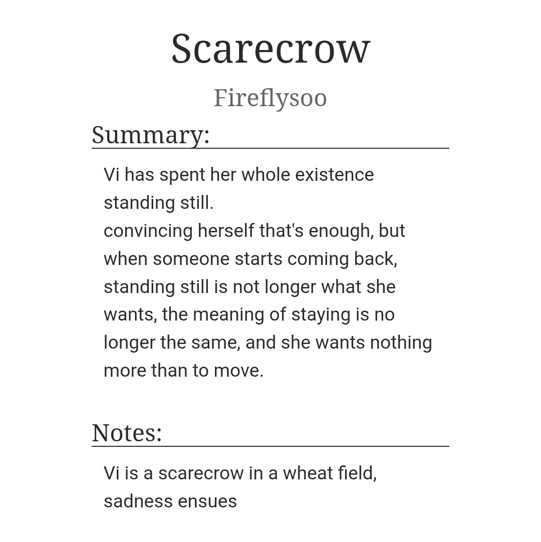 Powdersoo's tweet photo. I'm late to the sadness and sorrow party but I really wanted to post this for the nightmare prompt and it's finally done! @CaitViAngstWeek

happy ending because Vi was looking at me with those puppy eyes of her while I was writing #CaitViAngstWeek link in the comments https://t.co/6wkgERI3c7