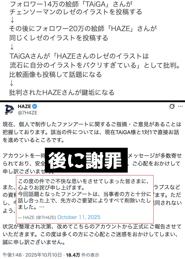藍染ガレソの悲報(兼業投資家 tweet media