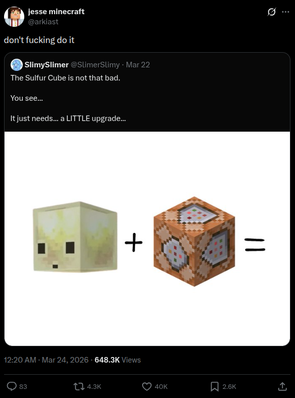 Minecraft Memes ⛏️ tweet media