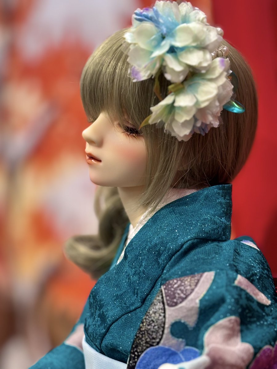 おはようございます！
たえさんやっぱ着物似合うよなぁ🥰
#おはドル #うちのこかわいい