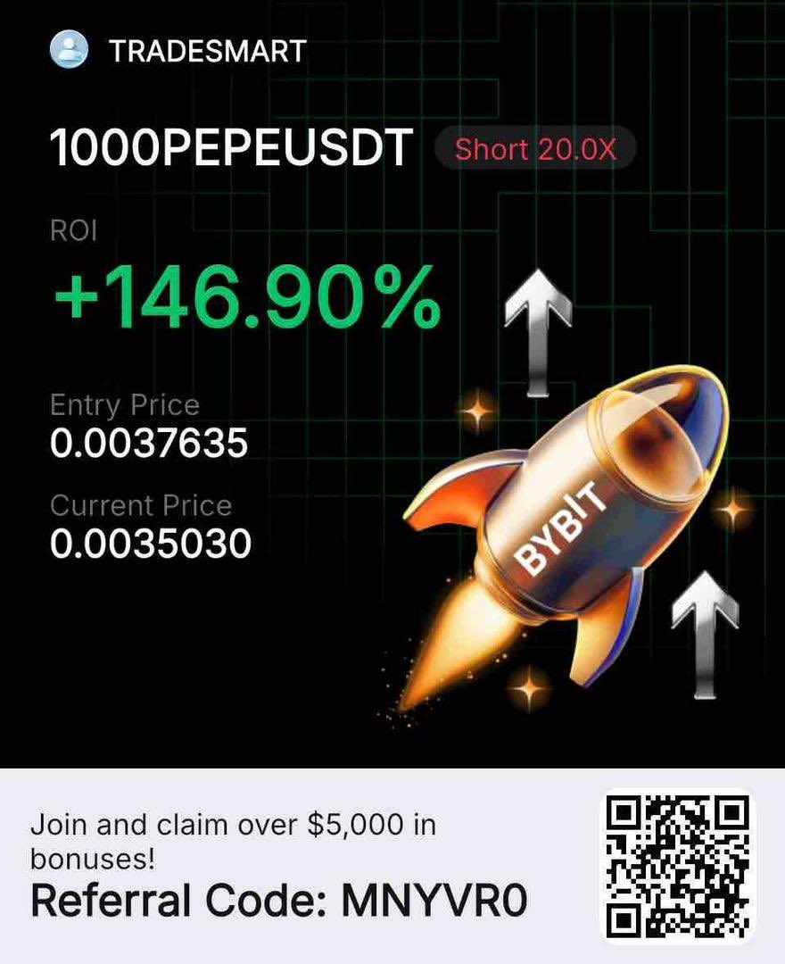 WTheodore48585's tweet photo. Above 200%  achieved on #1000PEPEUSDT with  over $30k profit 📈

#Btc #xrp #sol #eth #crypto https://t.co/lNtaEKfIFC
 #CryptoCommunity #CryptoCrash #iran #usa #Israel #EleccionesCastillaYLeón2026 https://t.co/HuoGIMPwbO