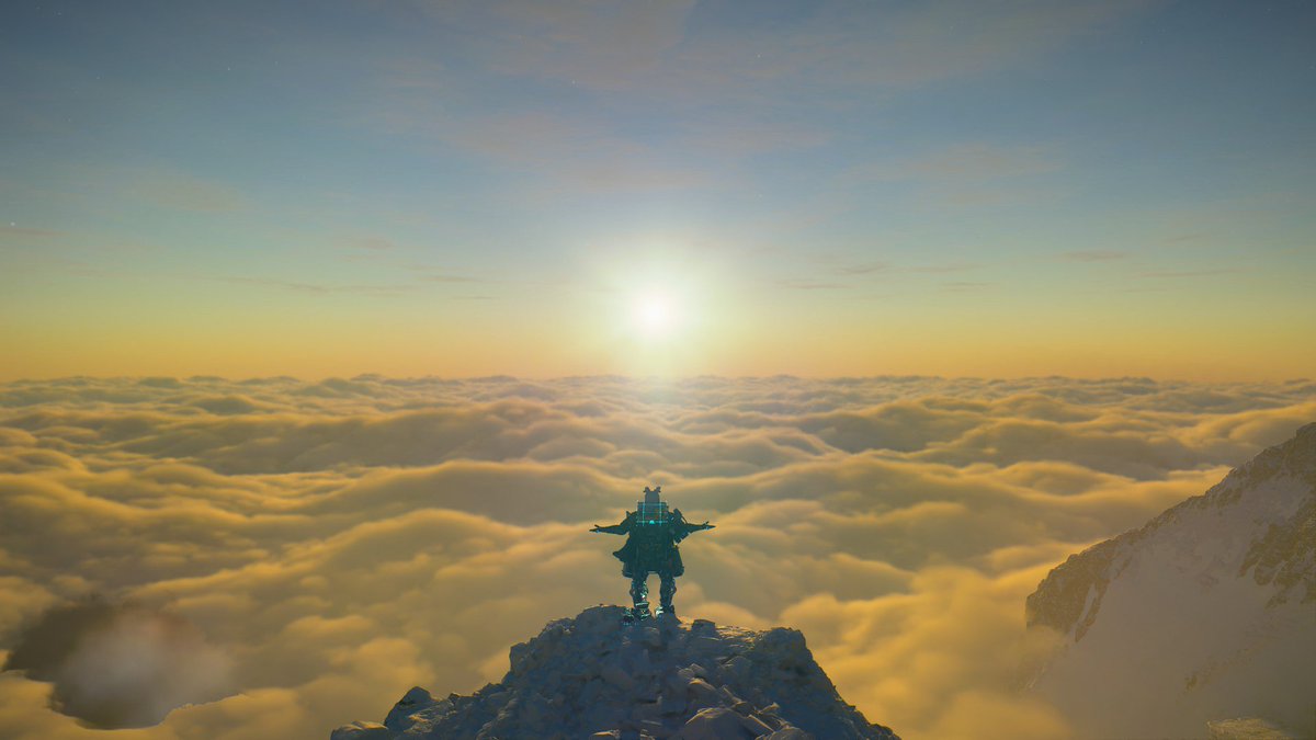 Hud751152837's tweet image. sam says bring your baby up a mountain #parenting101 #deathstranding2