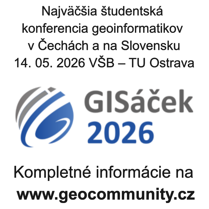 geokomunita's tweet photo. Mediálne podporujeme súťaž GISáček – najväčšiu študentskú konferenciu geoinformatikov v Čechách a na Slovensku, ktorá sa uskutoční 14. mája 2026 na VŠB – TU Ostrava. Termín prihlásenia abstraktov trvá do 27. apríla.
https://t.co/j33kmWOIPW https://t.co/3xKjwnexph