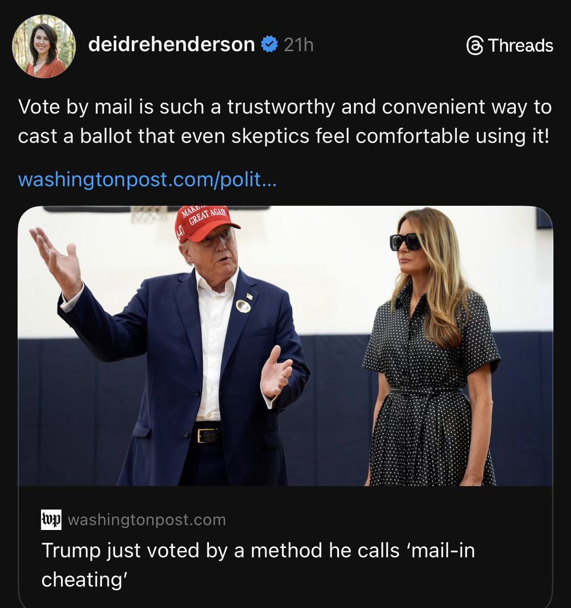 Fake Governor Cox tweet media