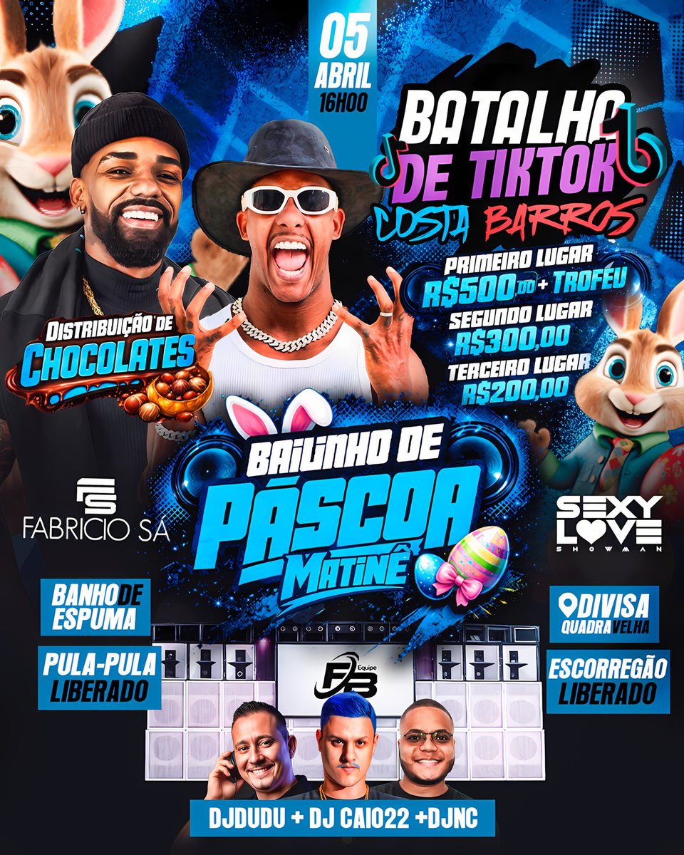 dj__dudu's tweet photo. A festa da pascoa do Complexo da Pedreira esse ano é em dose dupla.
 2 dias de Festa !!!
Sábado dia 04 
Domingo dia 05 https://t.co/YSB0Y41XvG