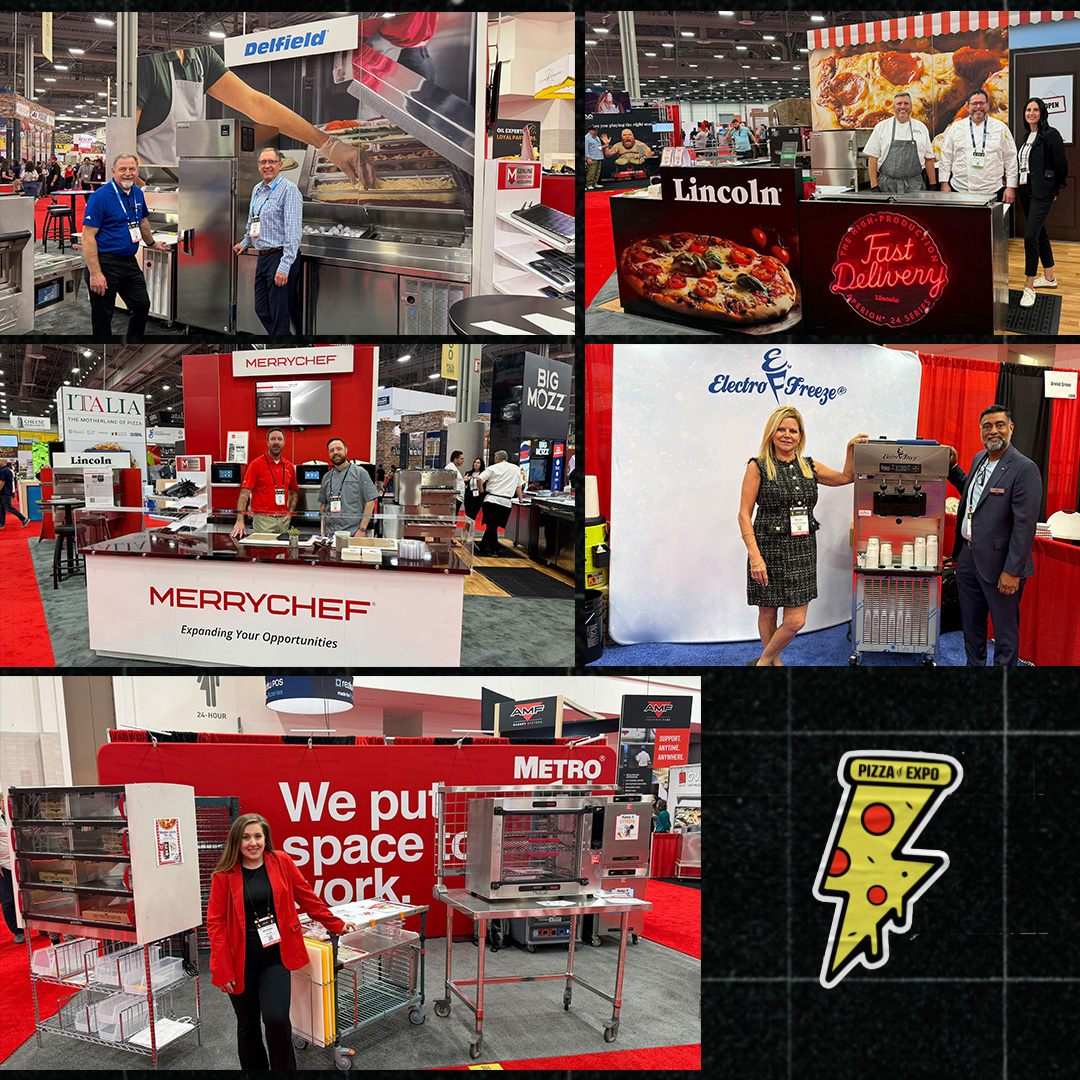 WelbiltInc's tweet image. 🔥🍕 We’re LIVE at the International Pizza Expo in Las Vegas!

Catch live pizza demos with melty cheese, savory toppings &amp;amp; crispy crusts 🍕✨

📍 Delfield, Lincoln, Merrychef #2115 | Electro Freeze #2408 | Metro #2111
#Welbilt #AliGroupFS #PizzaExpo2026