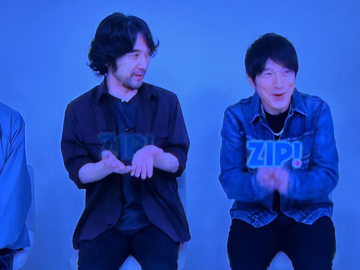 朝から忙しい僕ら🥰♩✨️✨️♩ 桜井さんがZIP🌈ｶﾜｲ❤️っ