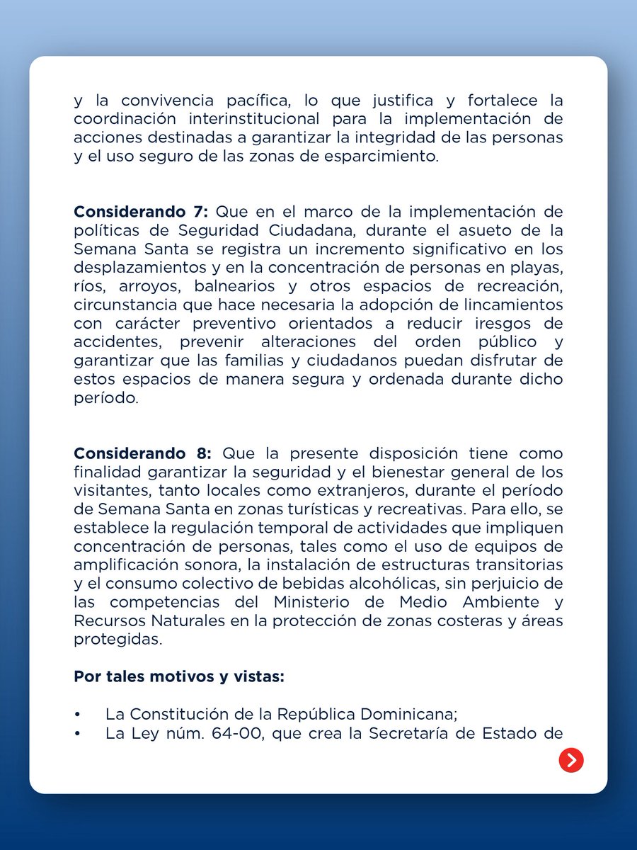 Ministerio de Interior y Policía RD tweet media