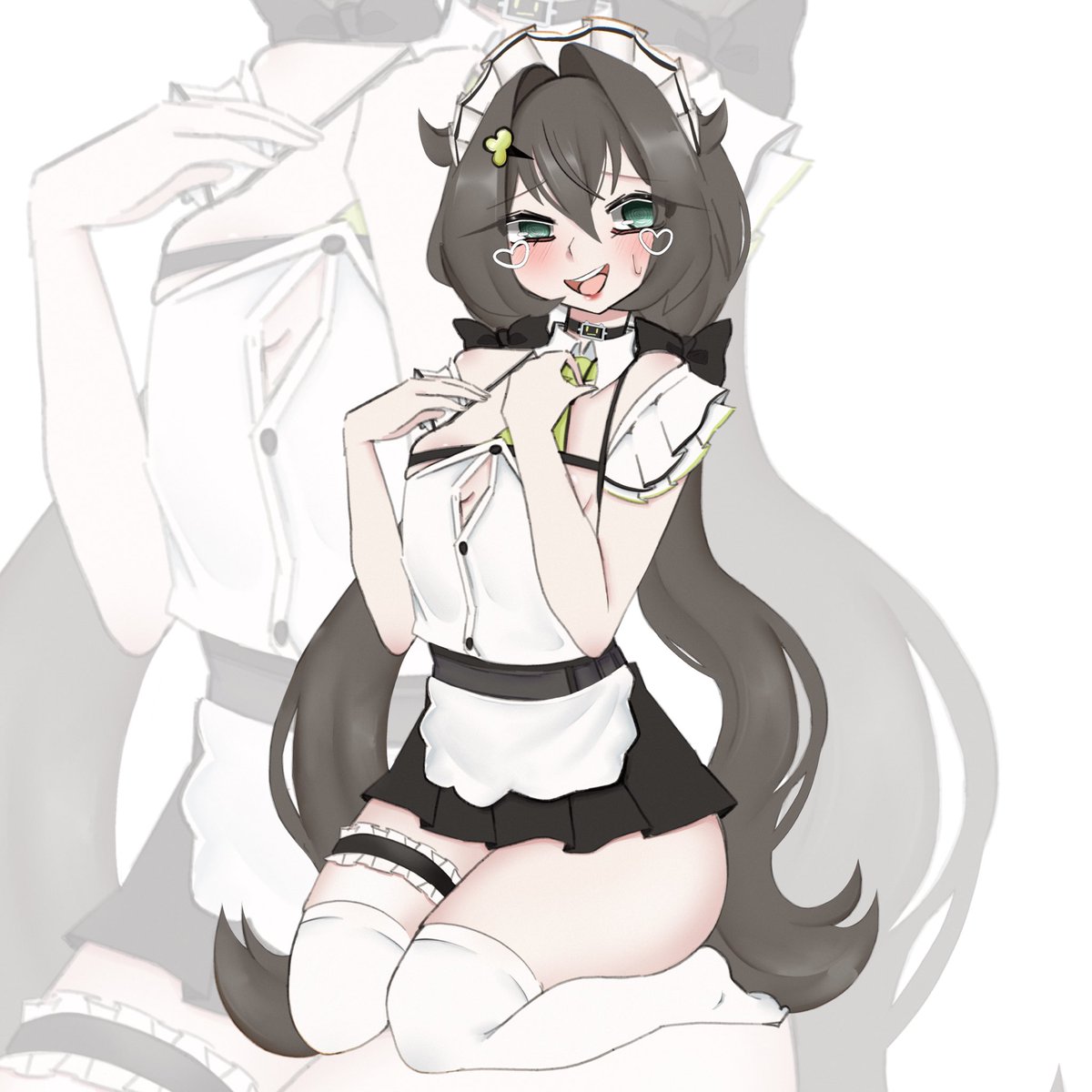Nek0roe's tweet photo. 💚💚 #Trony #NIKKE https://t.co/tsp9B50ZFI
