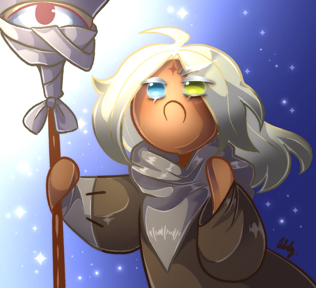 Hear my hope. #myart #digitalart #cookierunkingdom #purevanillacookie