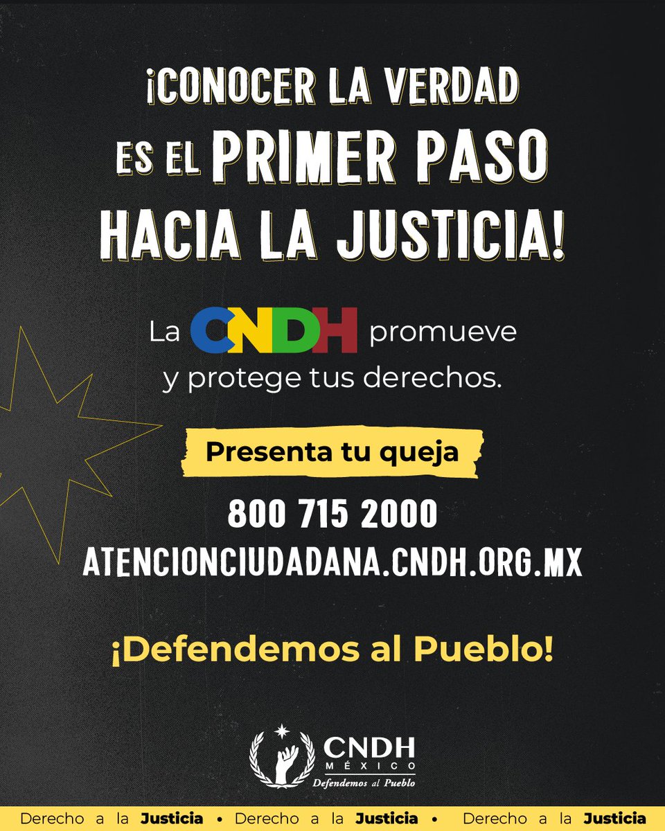 CNDH en México tweet media