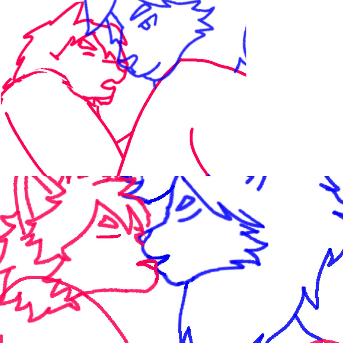maosenfox's tweet photo. Sketch preview (me and my husband)
Full soon in the secret account👀 https://t.co/D2MivrmaRS