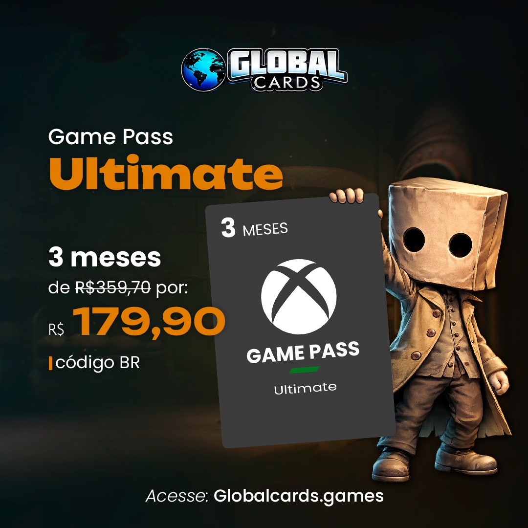 ✔️Entre no Grupo da Global Cards Nesse Link Abaixo: chat.whatsapp.com/LCXoTlIgP1pGjB…

🎮✨ GAME PASS ULTIMATE 

👉 Código 25 dígitos, ativação rápida e segura.

💰 PLANOS DISPONÍVEIS:

📆 1 Mês — R$ 79,90
📆 3 Meses — R$ 179,90
📆 6 Meses — R$ 354,90
📆 9 Meses — R$ 529,90