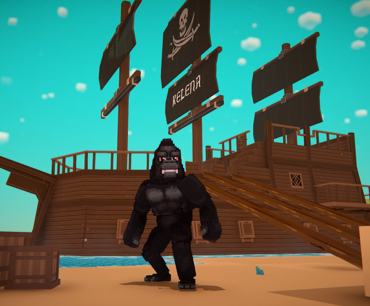 kayaeur's tweet photo. Is that your boat? Pirate ship pic secured in The Sandbox Season 7. @TheSandboxGame  https://t.co/tbtV2lzMbx #Season7 https://t.co/vCtBl1c9XV