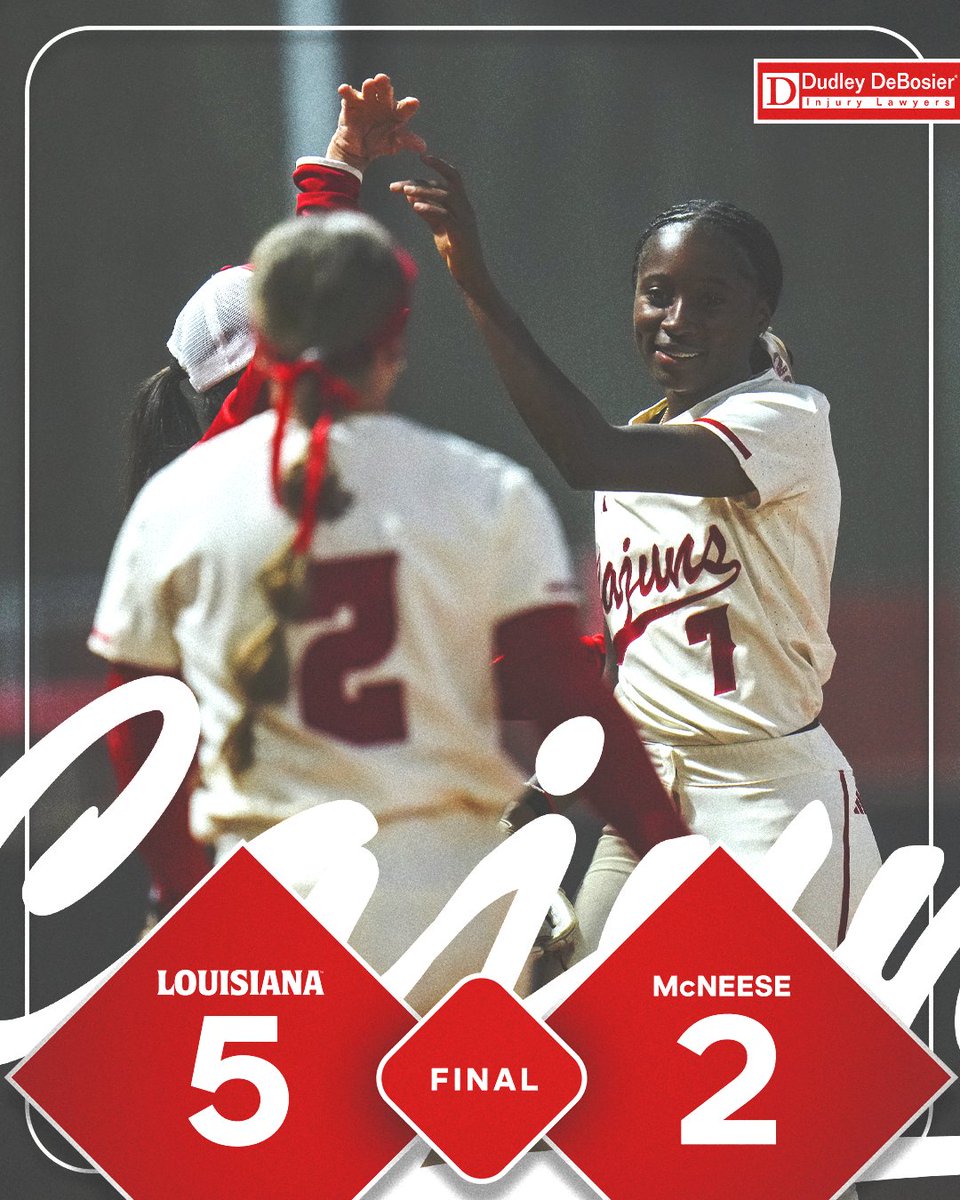 Louisiana Ragin' Cajuns® Softball tweet media