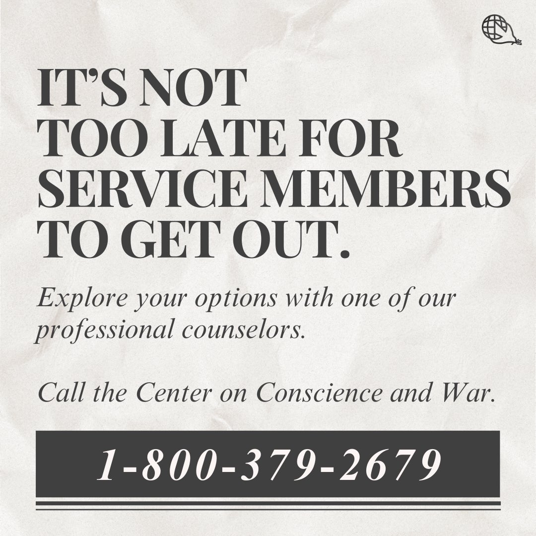 Center on Conscience & War tweet media