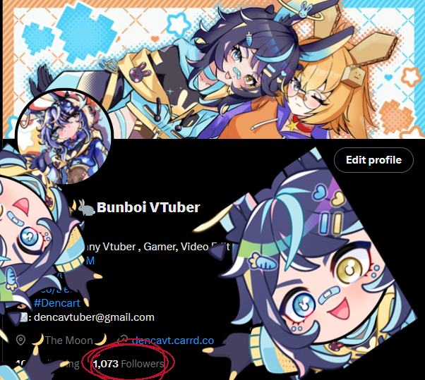 Denca🌙🐇Bunboi VTuber tweet media