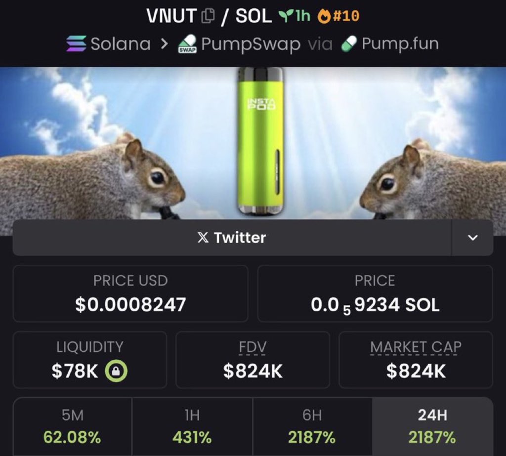 alpha memecoin tweet media