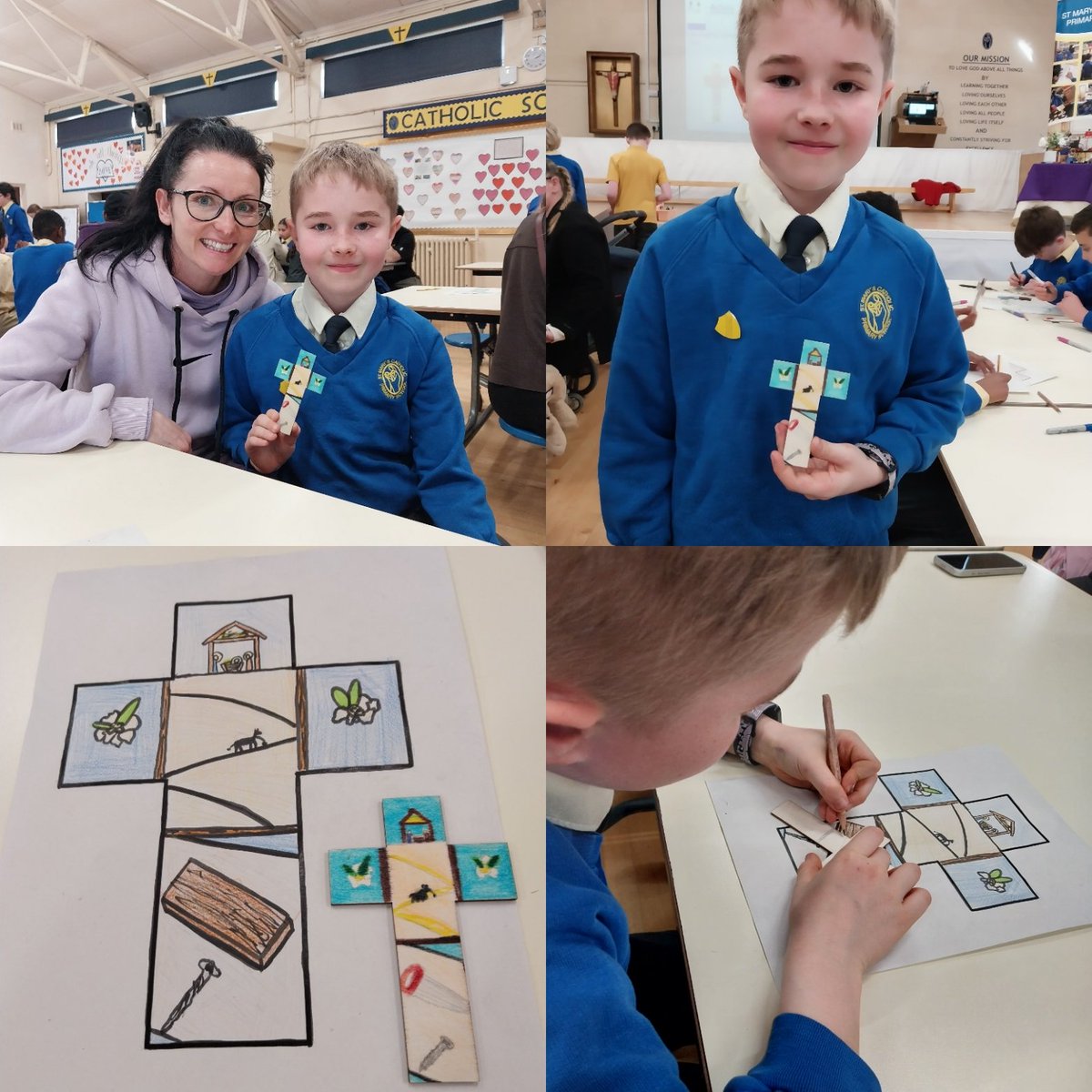 Lovely #confirmation workshop today <a href="/StMaryB17/">St Mary's School</a> #Saint #SaintJoseph #CatholicLife