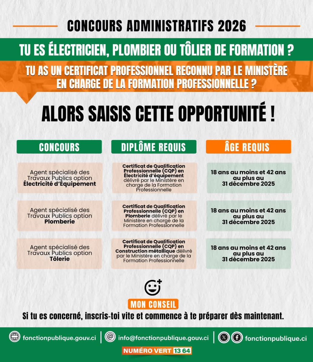 Fonction Publique CI tweet media