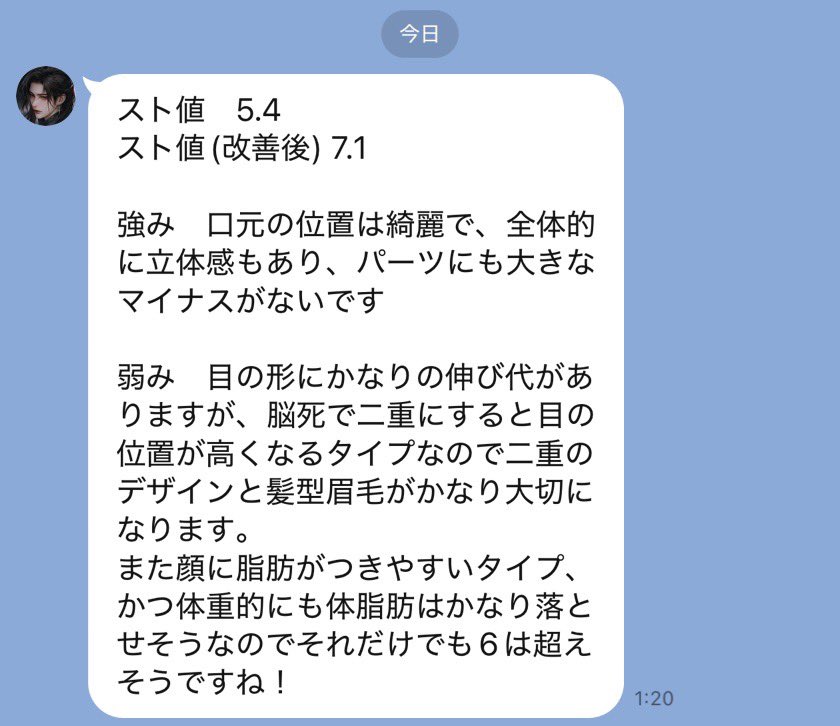 taihei_s's tweet photo. 診断していただきました。
顔に脂肪がつきやすいタイプというのは意識していなかったのでそれだけでも変わりそうと言われたのは嬉しかったです。 https://t.co/08kgtD60g2