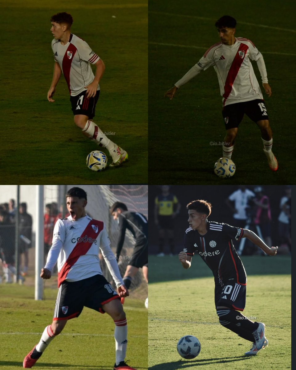 🆕 LAS NUEVAS CARAS: Maximiliano “Colo” Soria (enganche, 2007); Lautaro Pereyra (enganche/extremo, 2008); Lucas Silva (volante central/derecho, 2007); Valentín Lucero (lateral/extremo izquierdo, 2006).