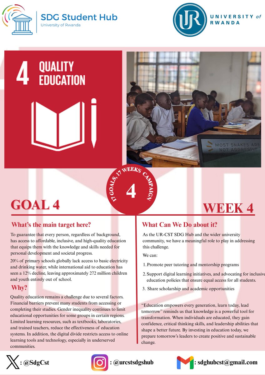 UR-CST SDG Student Hub tweet media